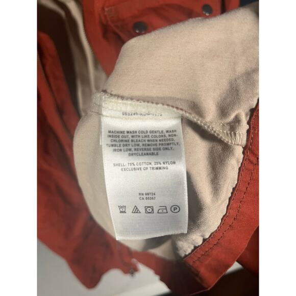 Columbia Men’s Rust Red Field Utility Jacket XL Outdoor Hiking Lightweight - Picture 4 of 13